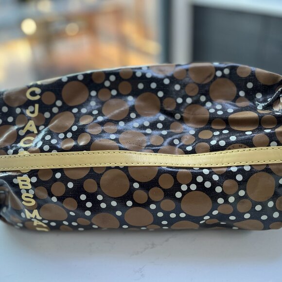 Marc by Marc Jacobs PVC Yellow Polka Dot Purse - Picture 3 of 7